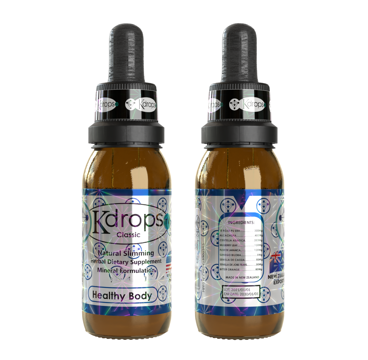 Kdrops Classic Quemador de Grasa Natural.